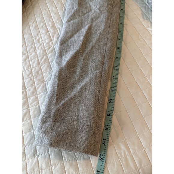 Loft Womens Gray Herringbone Blazer With Elbow Patches Size 6 - Picture 11 of 11